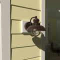 Vaxcel Harwich 8 Outdoor Wall Light Burnished Bronze