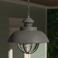 Vaxcel Harwich 10 Outdoor Pendant Textured Gray