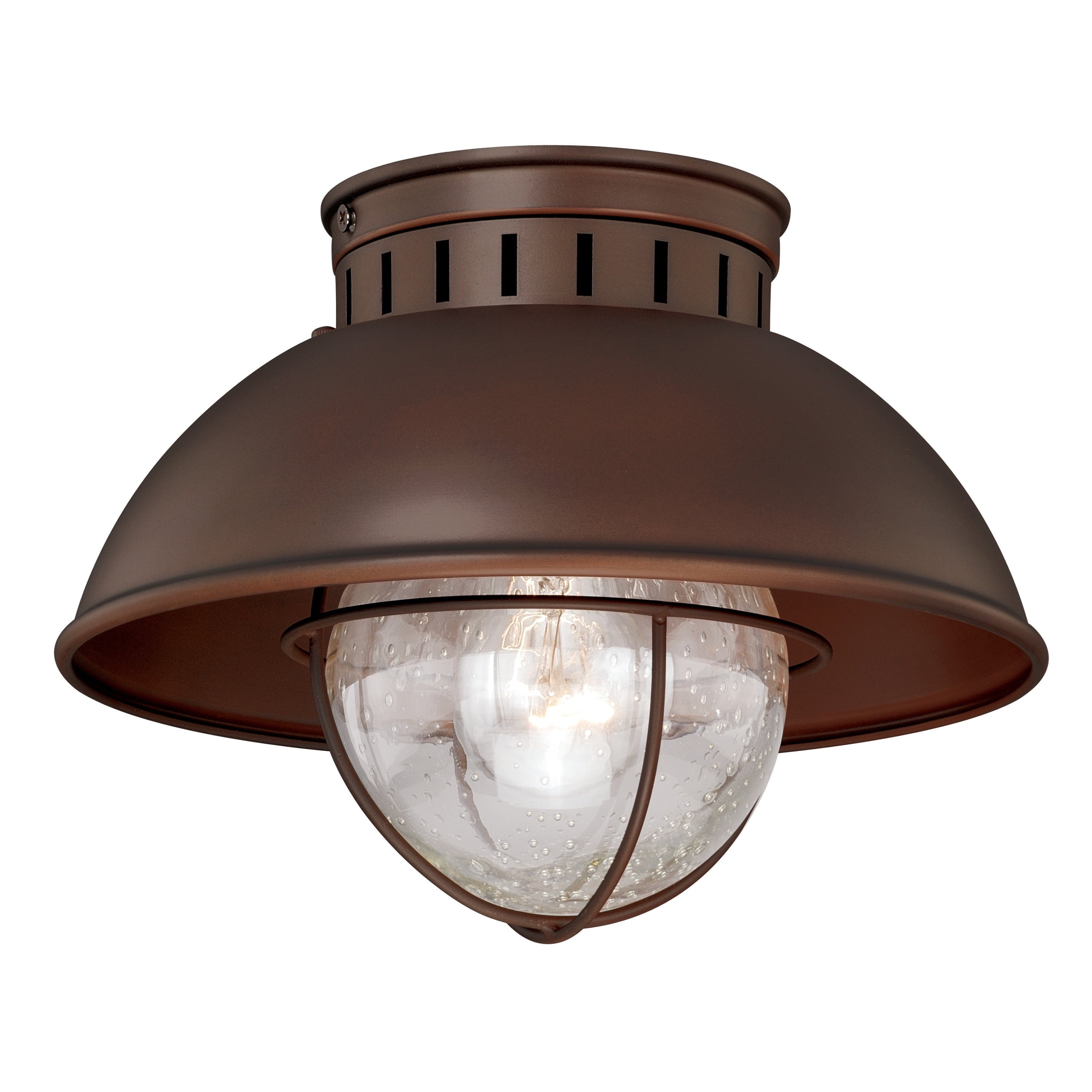 Vaxcel Harwich 10 Outdoor Flush Mount Burnished Bronze