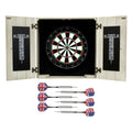 Drifter Solid Wood Dartboard Cabinet Reclaimed Pine With Distressed Timberwood Finish Sisal Fiber For Steel Tip Darts