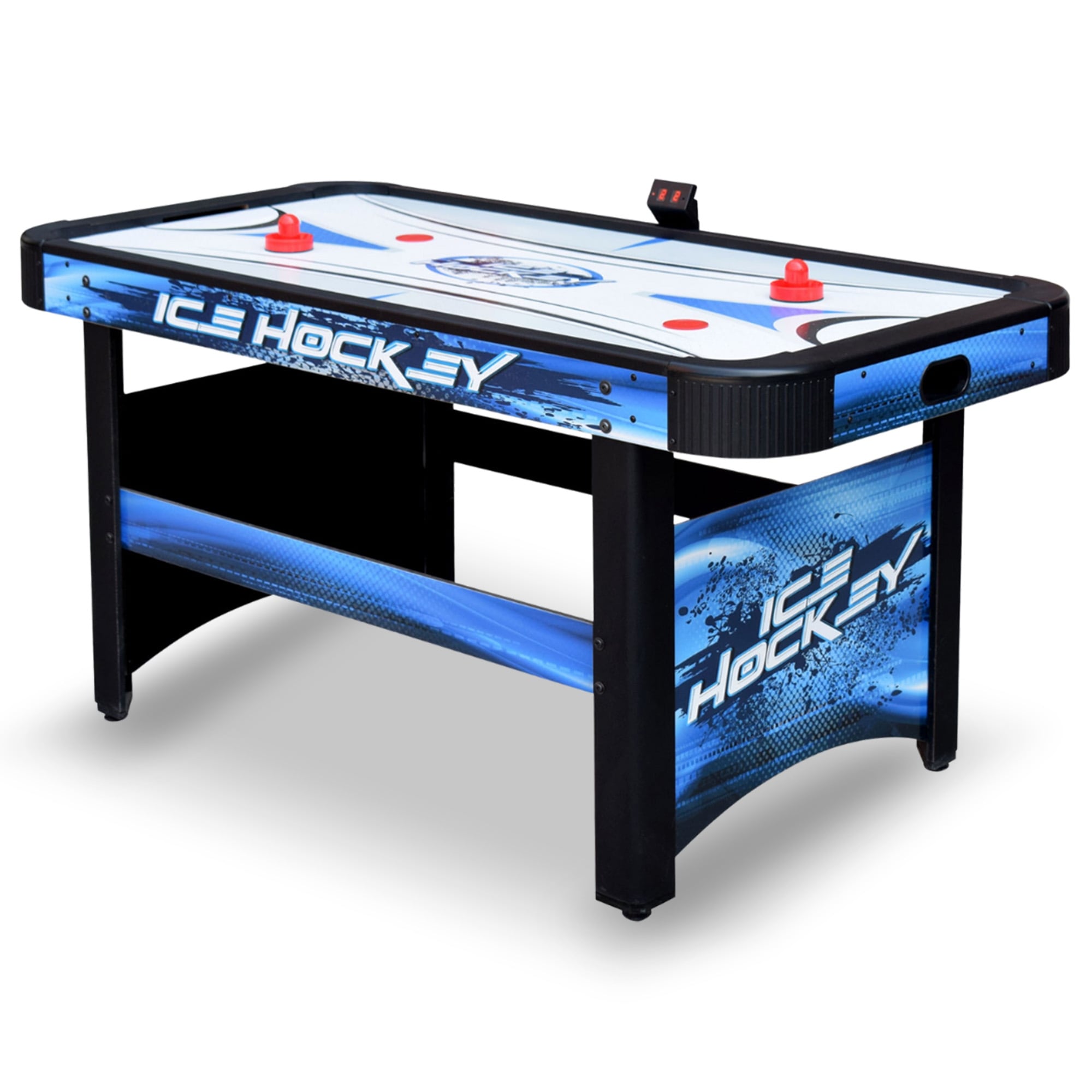 Face Off 5 Ft Air Hockey Game Table For Family Game Rooms With Electronic Scoring