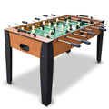 Hurricane 54 Inch Foosball Table For Family Game Rooms With Light Cherry Finish