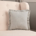 Vhc Brands Blue Americana Bedding Hatteras Seersucker Blue White Cotton Ticking Striped Pillow