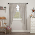 Hatteras Seersucker Blue Ticking Stripe Prairie Long Panel Set Of 2 84X36X18 Prairie Panel 84X36
