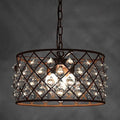 Hattie 3 Light Rusty Steel 16 Inch Edison Chandelier
