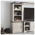 Havalance Left Pier Cabinet White Brown 79 X 99