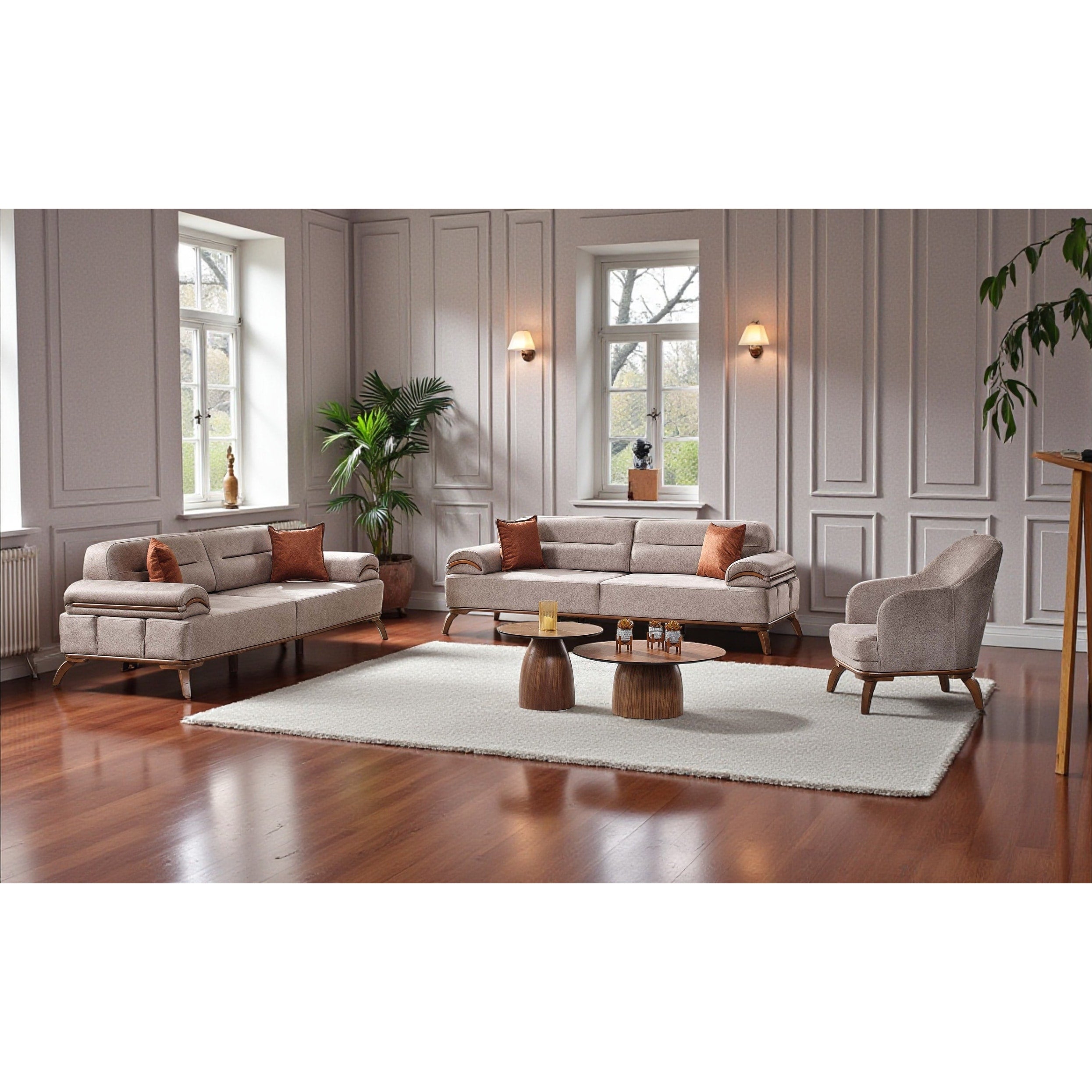Havenmark 3 Pieces Living Room Sets 1 Sofa 2 Chair