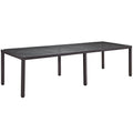 Havenside Home Bocabec 114 Inch Outdoor Patio Dining Table