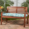 Havenside Home Christiansen 18 Inch X 51 Inch Outdoor Bench Cushion In Painted Paisley