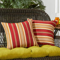 Havenside Home Clearwater Stripe Outdoor 17 Inch Accent Pillow Set Of 2