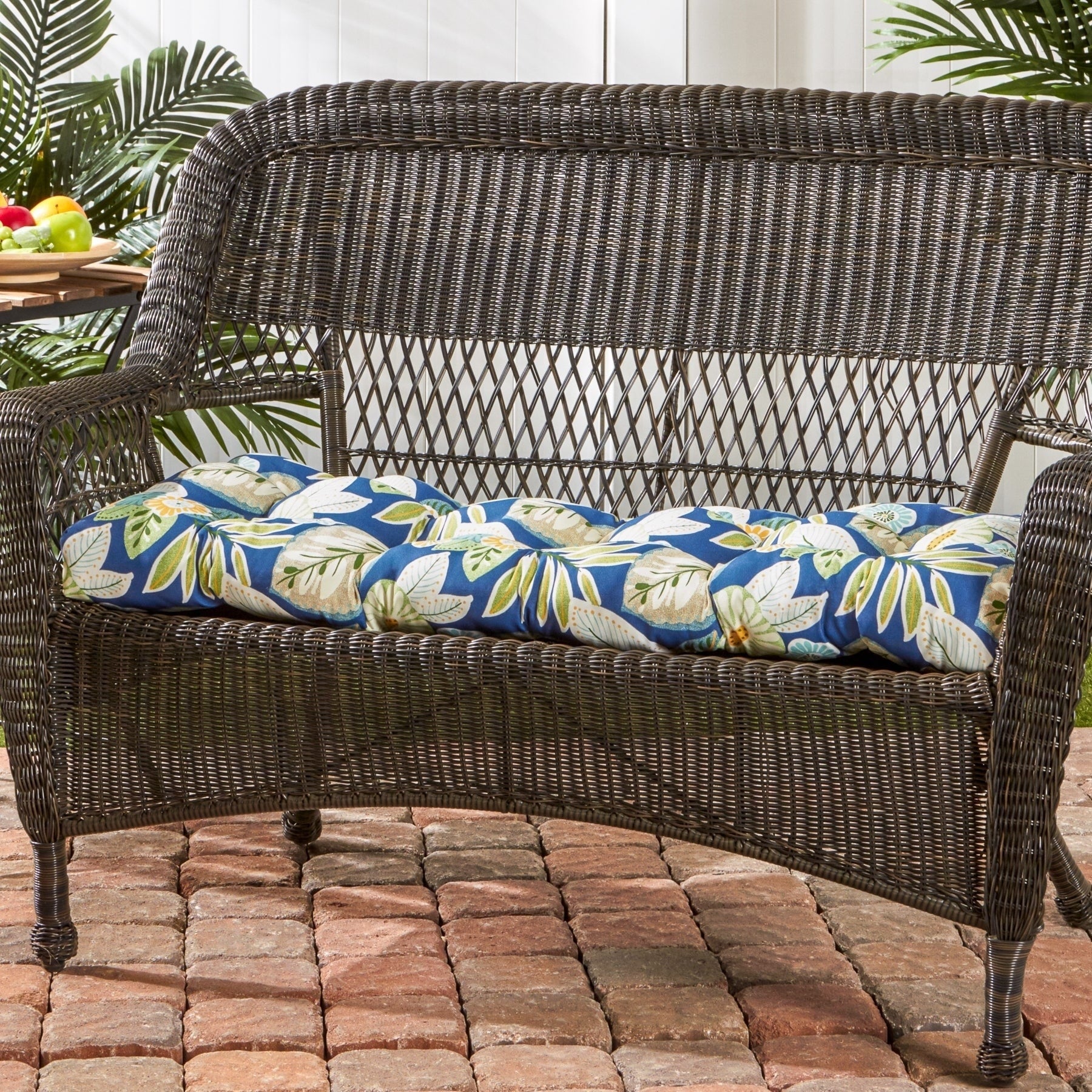Havenside Home Crescent 17 Inch X 44 Inch Outdoor Swing Bench Cushion