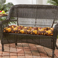 Havenside Home Dana Point 44 Inch Outdoor Woodsy Floral Swing Bench Cushion