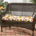 Havenside Home Dana Point 46 Inch Outdoor Floral Swing Bench Cushion