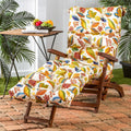 Havenside Home Dana Point 72 Inch Outdoor Floral Chaise Lounger Cushion