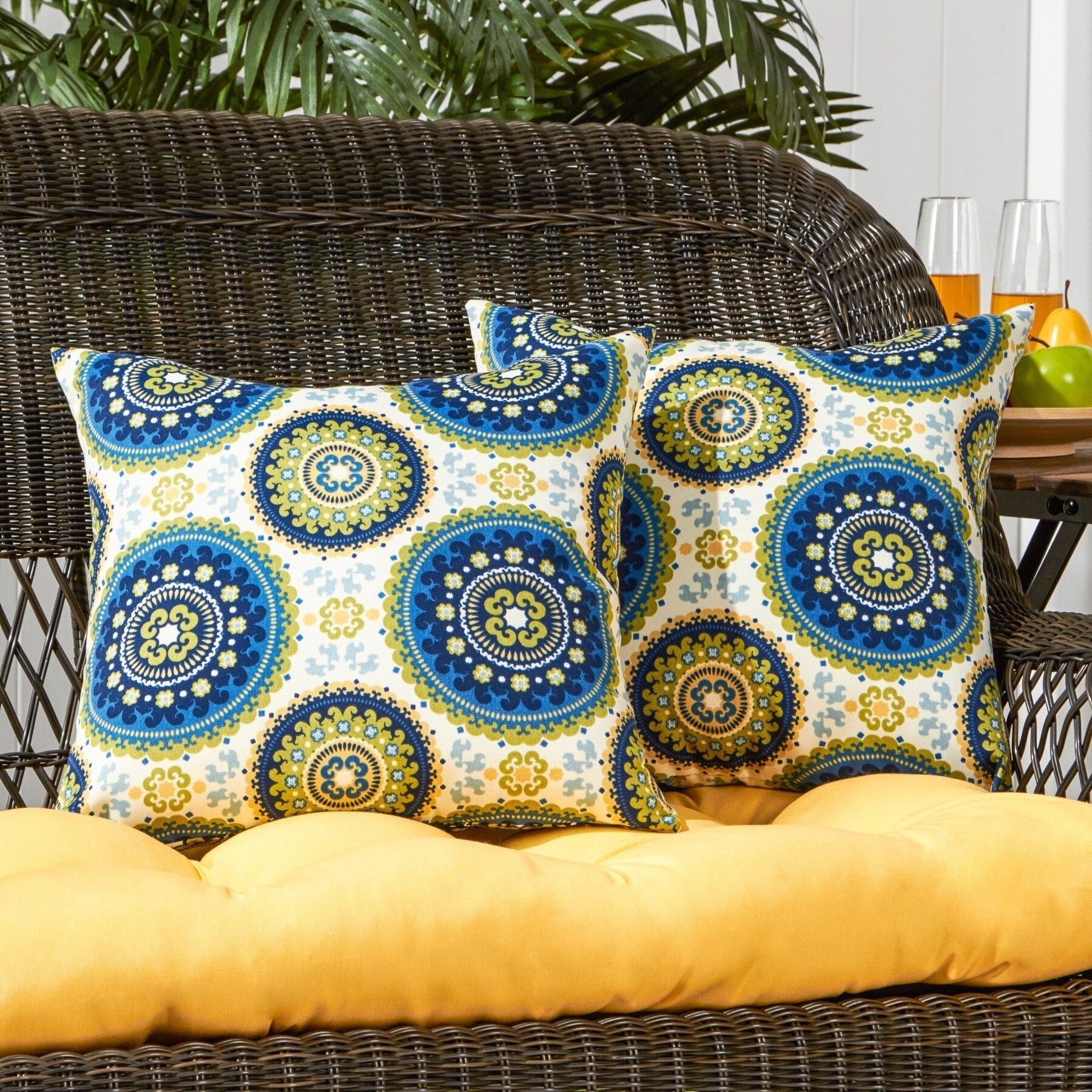 Havenside Home Dataw Summer Outdoor 17 Inch Accent Pillow Set Of 2