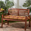 Havenside Home Dewey 18 Inch X 51 Inch Outdoor Stripe Bench Cushion