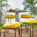 Havenside Home Driftwood 15 Inch Round Outdoor Bistro Chair Cushion Set Of 4