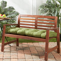 Havenside Home Driftwood 18 Inch X 51 Inch Outdoor Green Bench Cushion