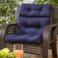 Havenside Home Driftwood 22 Inch X 44 Inch Outdoor High Back Chair Cushion