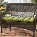 Havenside Home Driftwood 44 Inch Outdoor Green Swing Bench Cushion