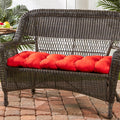 Havenside Home Driftwood 44 Inch Outdoor Red Swing Bench Cushion