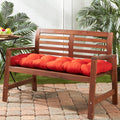 Havenside Home Driftwood 51 Inch Outdoor Red Bench Cushion