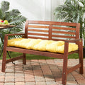 Havenside Home Driftwood 51 Inch Outdoor Yellow Bench Cushion