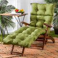 Havenside Home Driftwood 72 Inch Outdoor Green Chaise Lounger Cushion