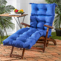 Havenside Home Driftwood 72 Inch Outdoor Marine Blue Chaise Lounger Cushion