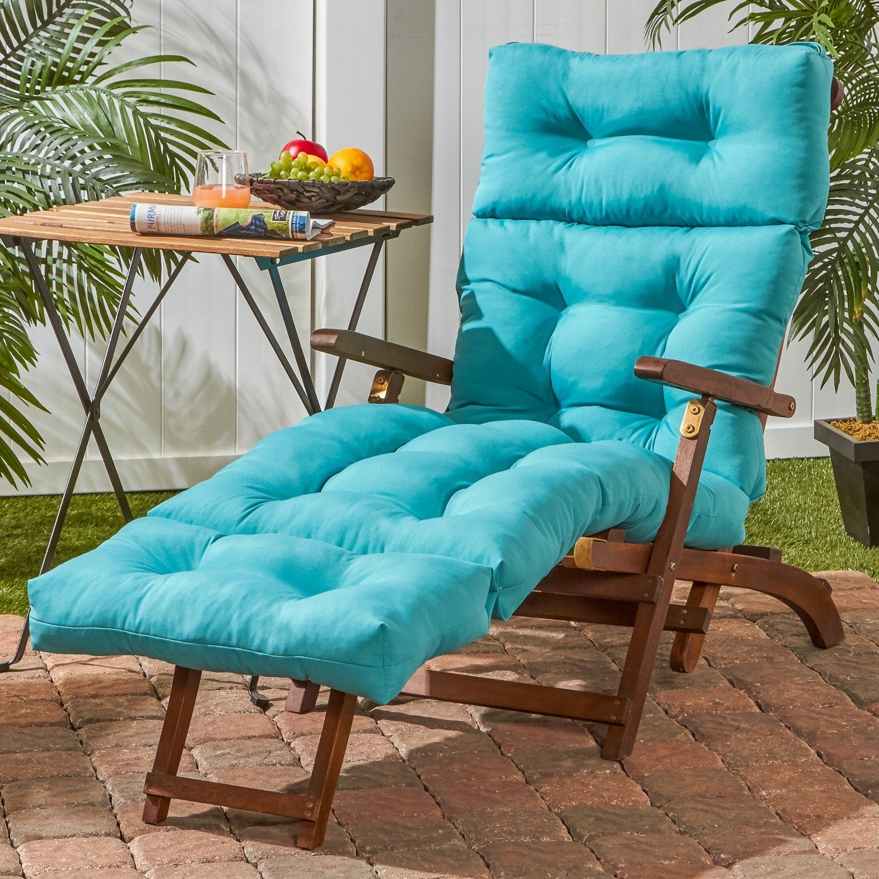 Havenside Home Driftwood Outdoor Chaise Lounger Cushion