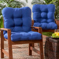 Havenside Home Driftwood Outdoor Seat Back Chair Cushions Set Of 2