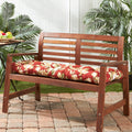 Havenside Home Dunedin 18 Inch X 51 Inch Outdoor Floral Bench Cushion