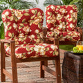 Havenside Home Dunedin 21 Inch X 42 Inch Outdoor Seat Back Chair Cushion Set Of 2