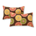 Havenside Home Eastport 19X12 Inch Rectangular Contemporary Outdoor Accent Pillow Set Of 2 12H X 19L