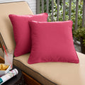 Havenside Home Hot Pink Corded Square Pillows Set Of 2