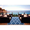 Havenside Home New Bedford Indoor Outdoor Aqua Rug