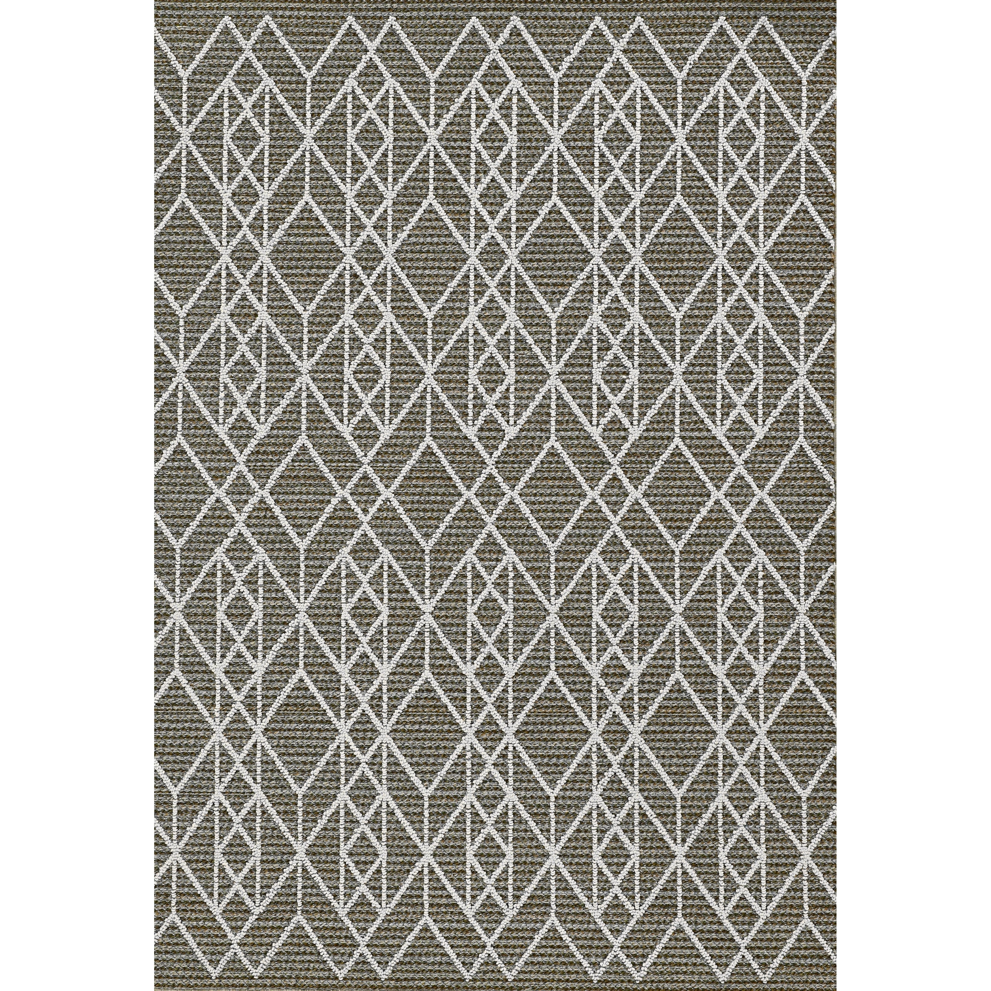 Havenside Home Rodelle Neutral Geo Outdoor Rug