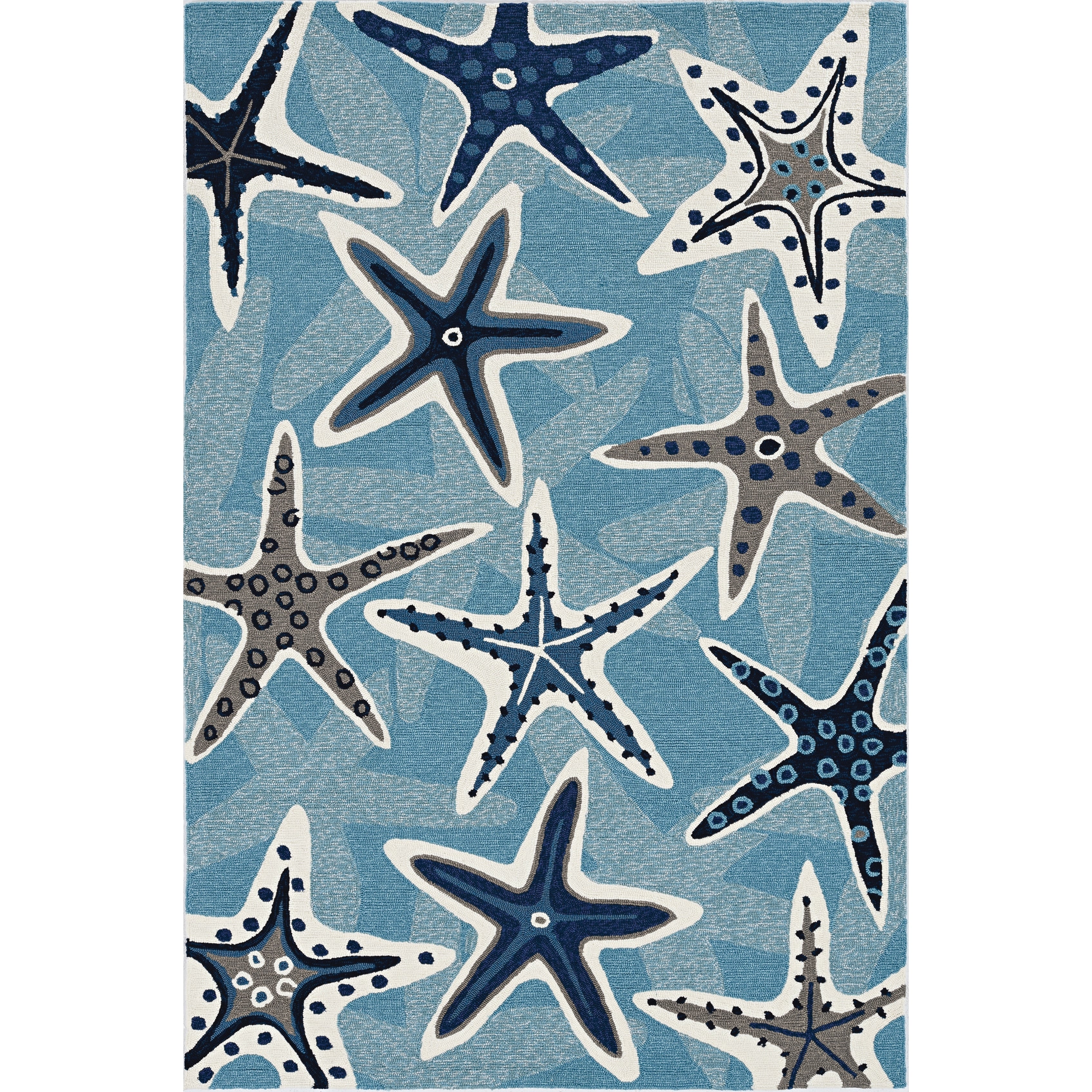 Havenside Home Stonely Starfish Handmade Rug