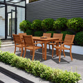 Havenside Home Tottenville 5 Piece Rectangular Dining Set