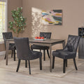 Hayden Contemporary Tufted Microfiber Dining Chairs Set Of 4 By Christopher Knight Home