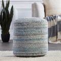 Hayes Stripes Cylinder Pouf