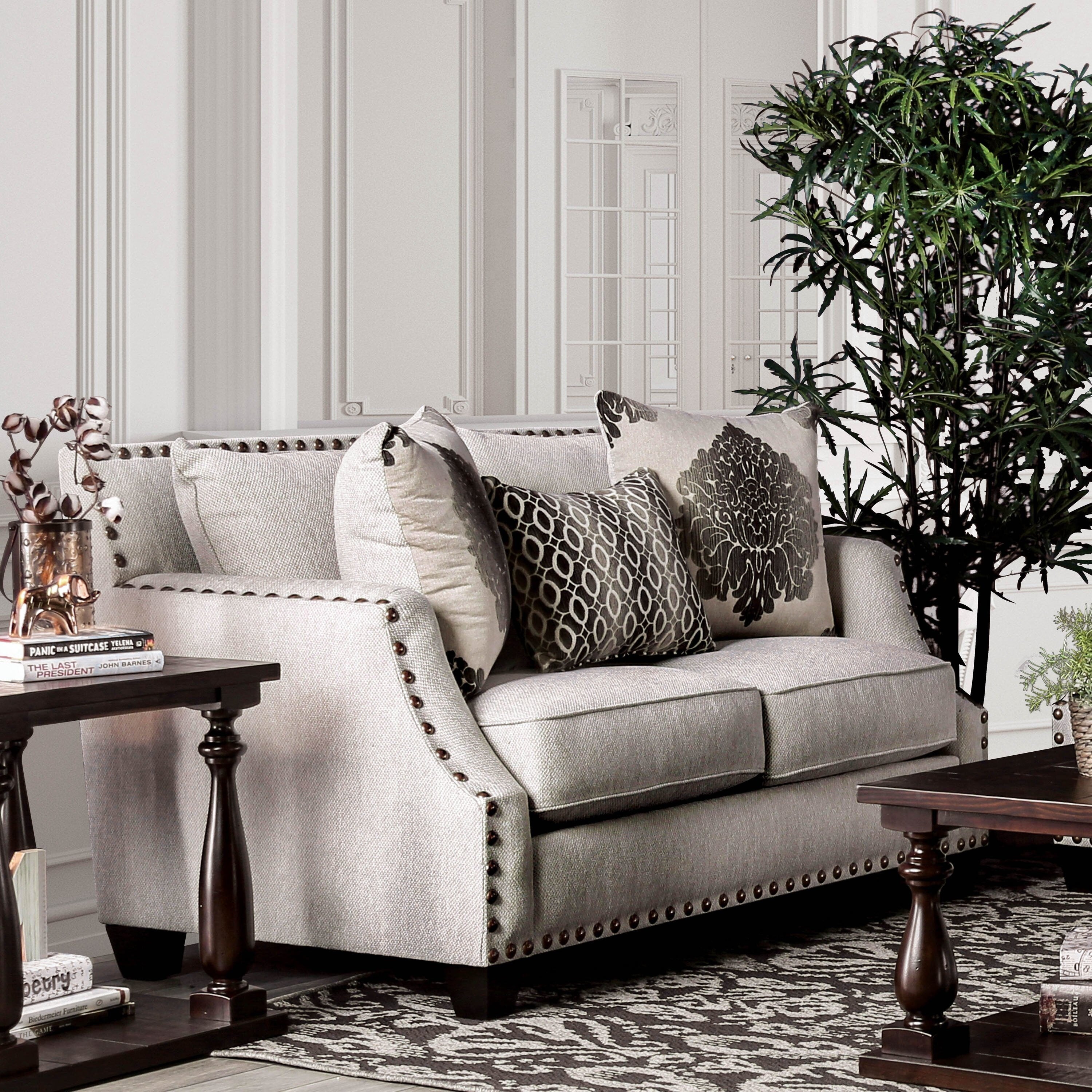 Hearn Contemporary Love Seat By Foa