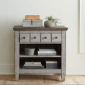 Heartland Antique White 1 Drawer Nightstand With Charging Station