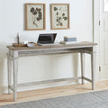 Heartland Antique White Console Bar Table