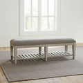 Heartland Antique White Bed Bench