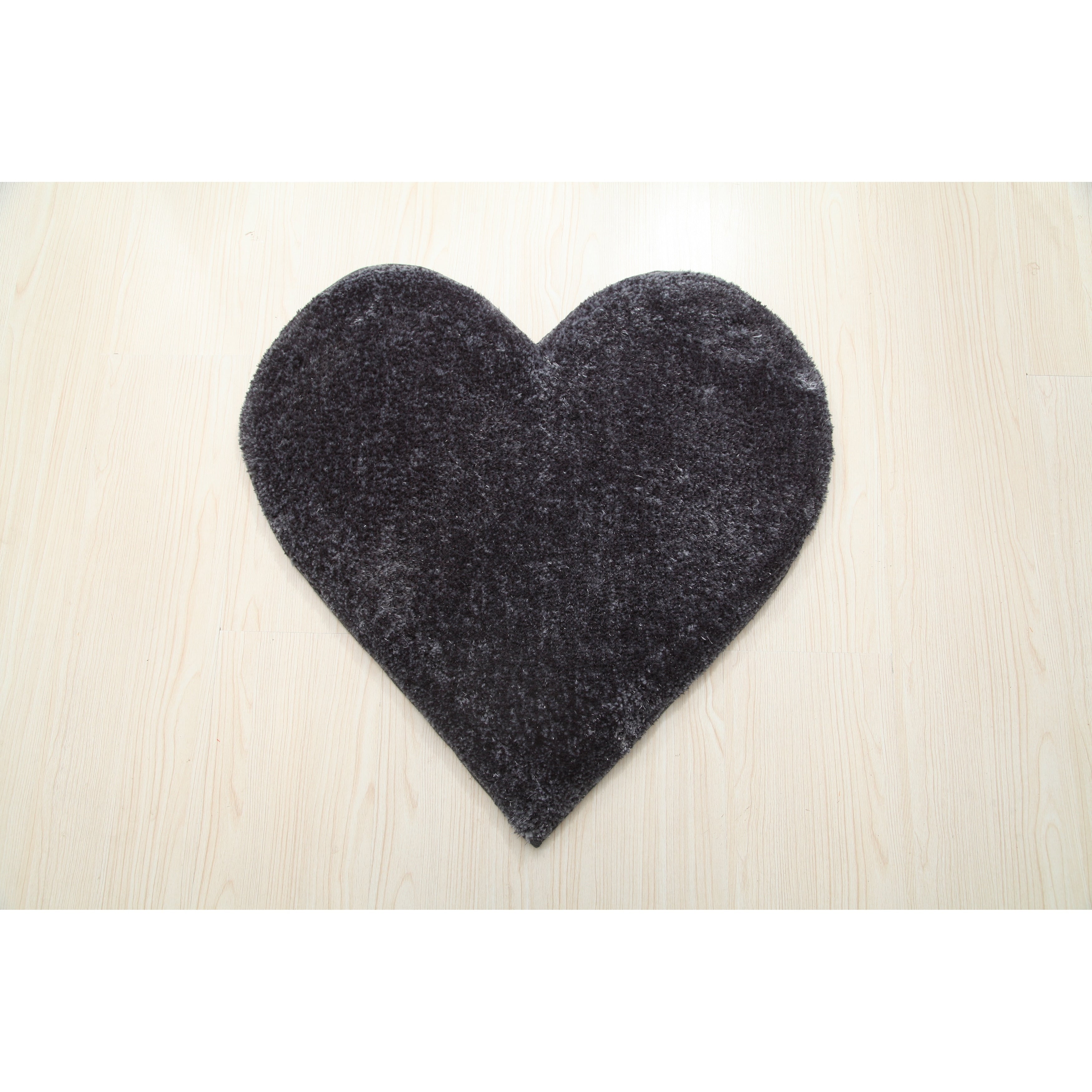 Hearts Collection Hand Woven Shag Area Rug 2 X 2