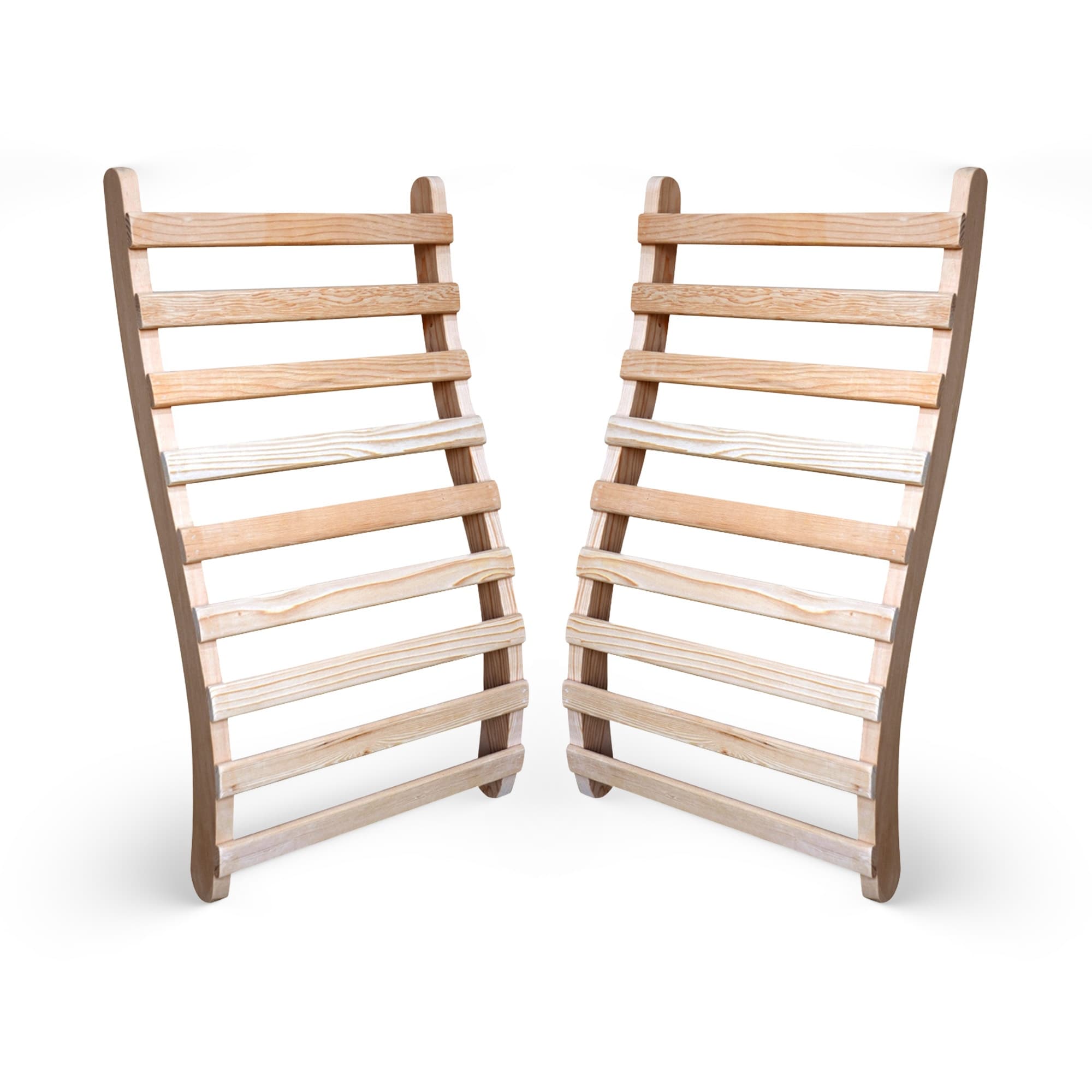 Solid Hemlock Universal Sauna Back Rests Set Of 2