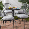 Heather Gray Outdoor 15 Inch Bistro Chair Cushion Set Of 4