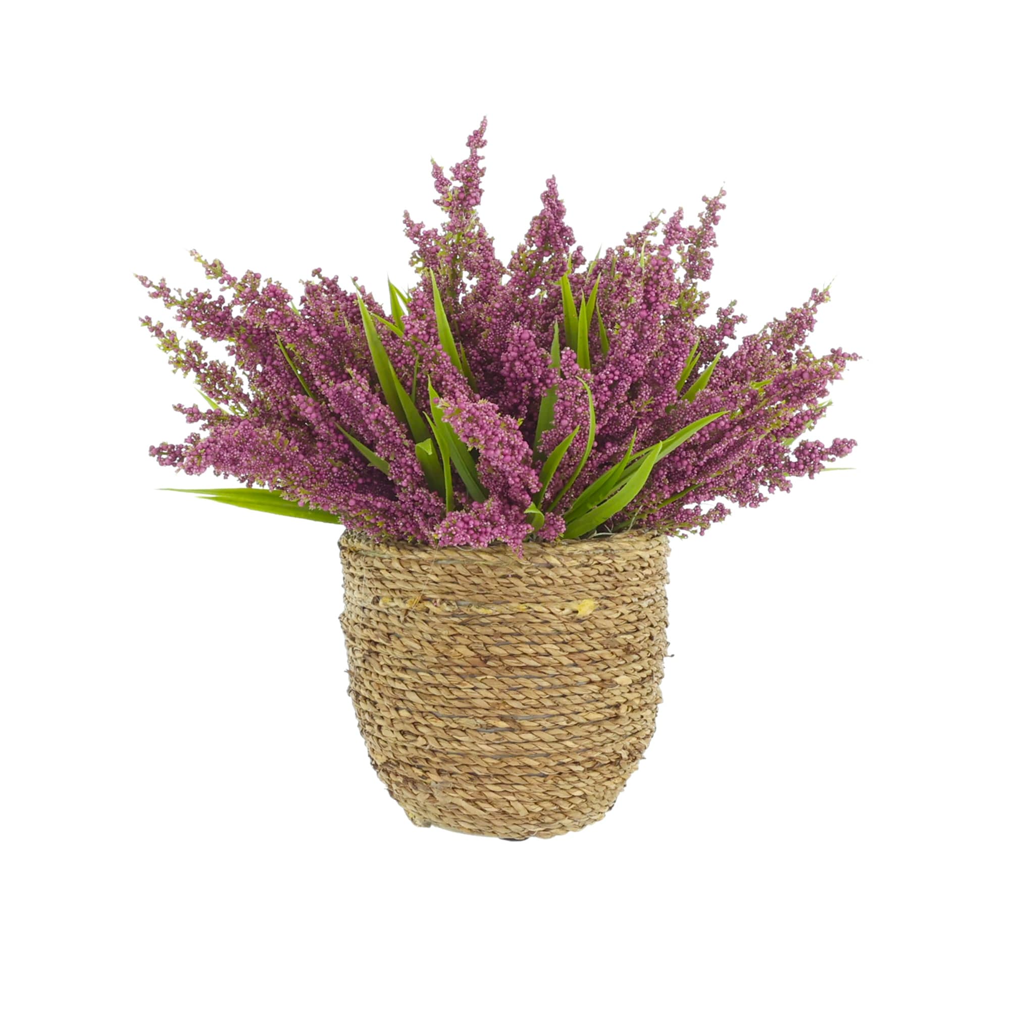 Heather In Strawgrass Pot 12