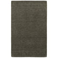Handwoven Plush Wool Heathered Navy Rug 8 X 10 8 X 10